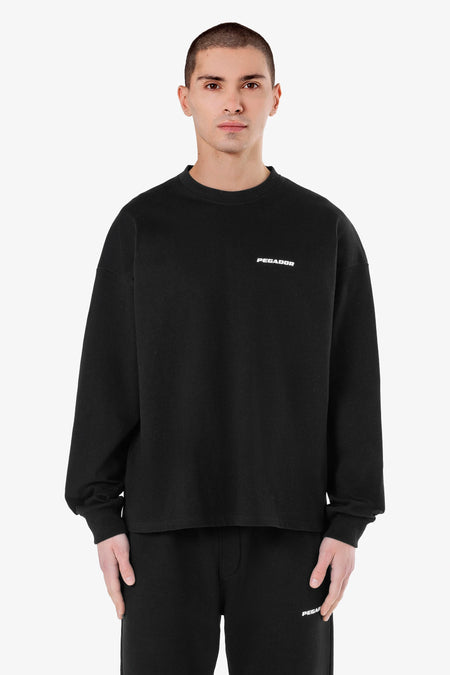 Rusk Logo Oversized Longsleeve Black Gum