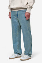 Pegador Baltra Baggy Jeans Washed Vintage Blue Seitenansicht aus der PEGADOR® Jeans Kollektion für Herren