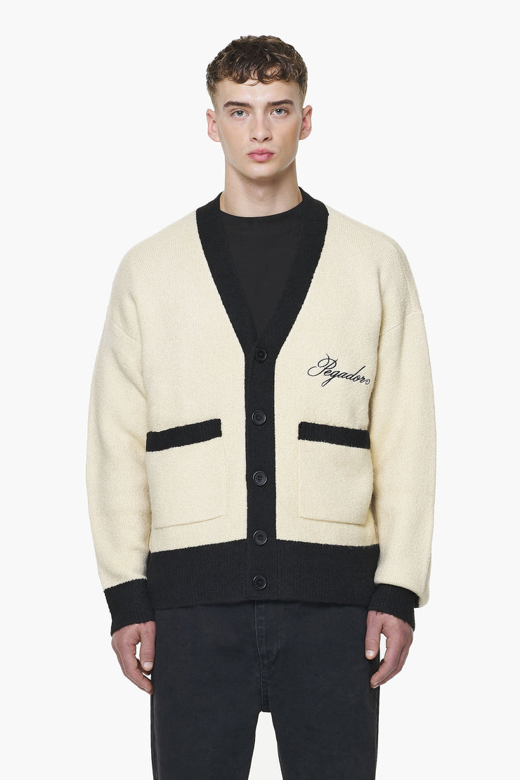 Pegador Unio Knit Cardigan Onyx Black Kingdom Beige