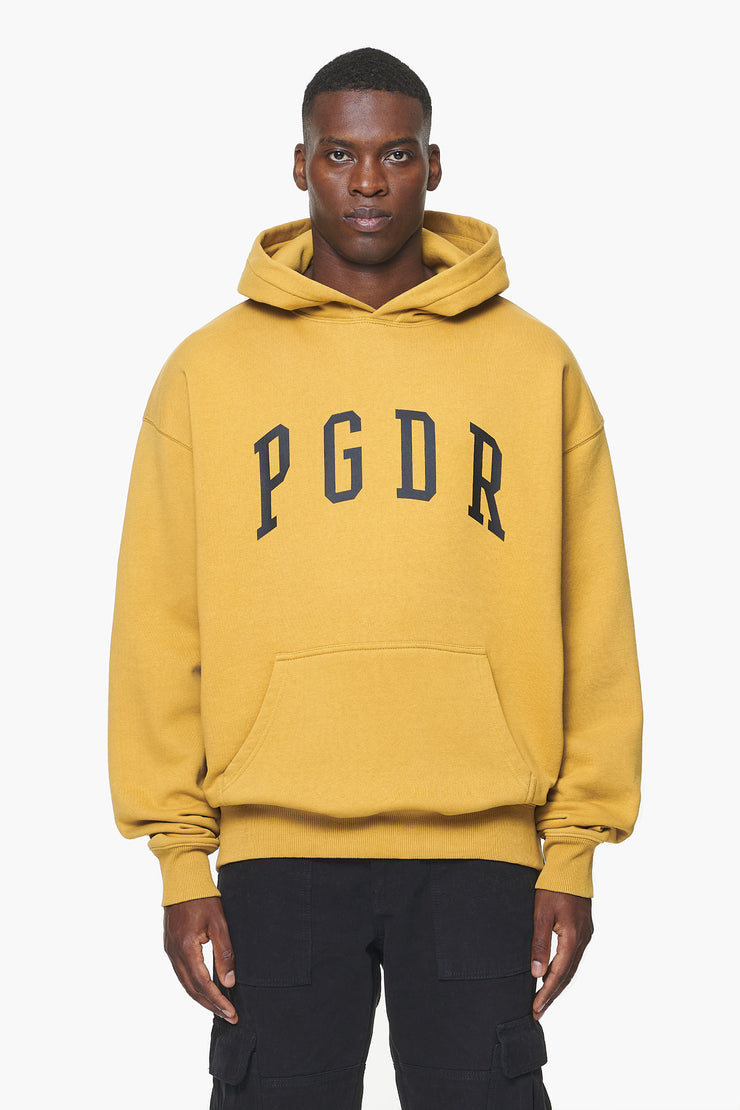 Pegador Layton Oversized Hoodie Vintage Washed Mustard