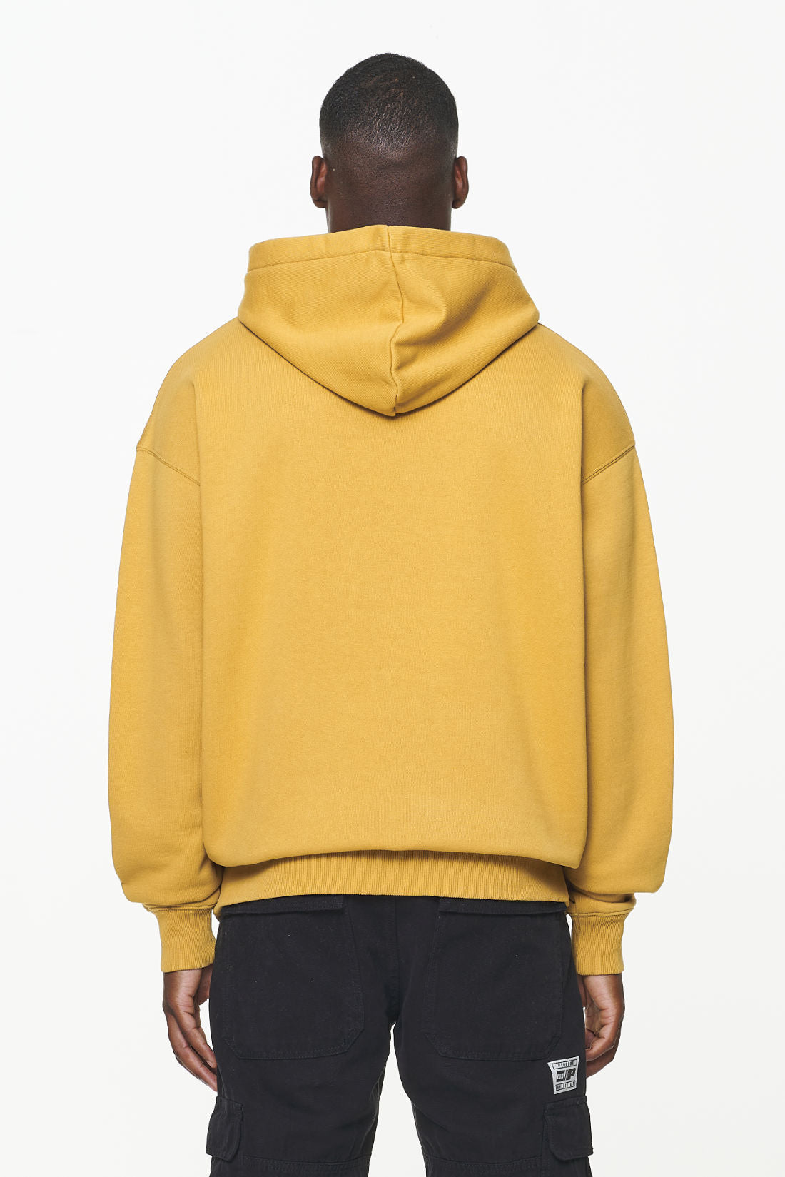 Pegador Layton Oversized Hoodie Vintage Washed Mustard Gegenansicht aus der Built to Last Kollektion für Herren