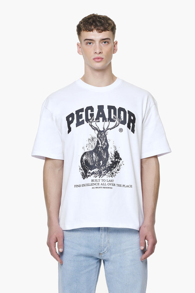 Pegador Lizard Oversized Tee White