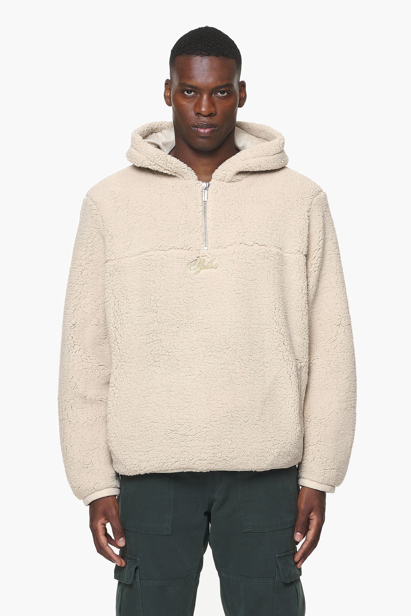 Zip Hoodie Hoodie Herren Teddy Clare Teddy Half Zip Hoodie Kingdom