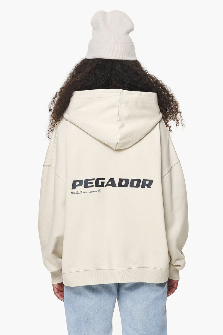 Pegador Dorothy Oversized Hoodie Vintage Washed Bone White