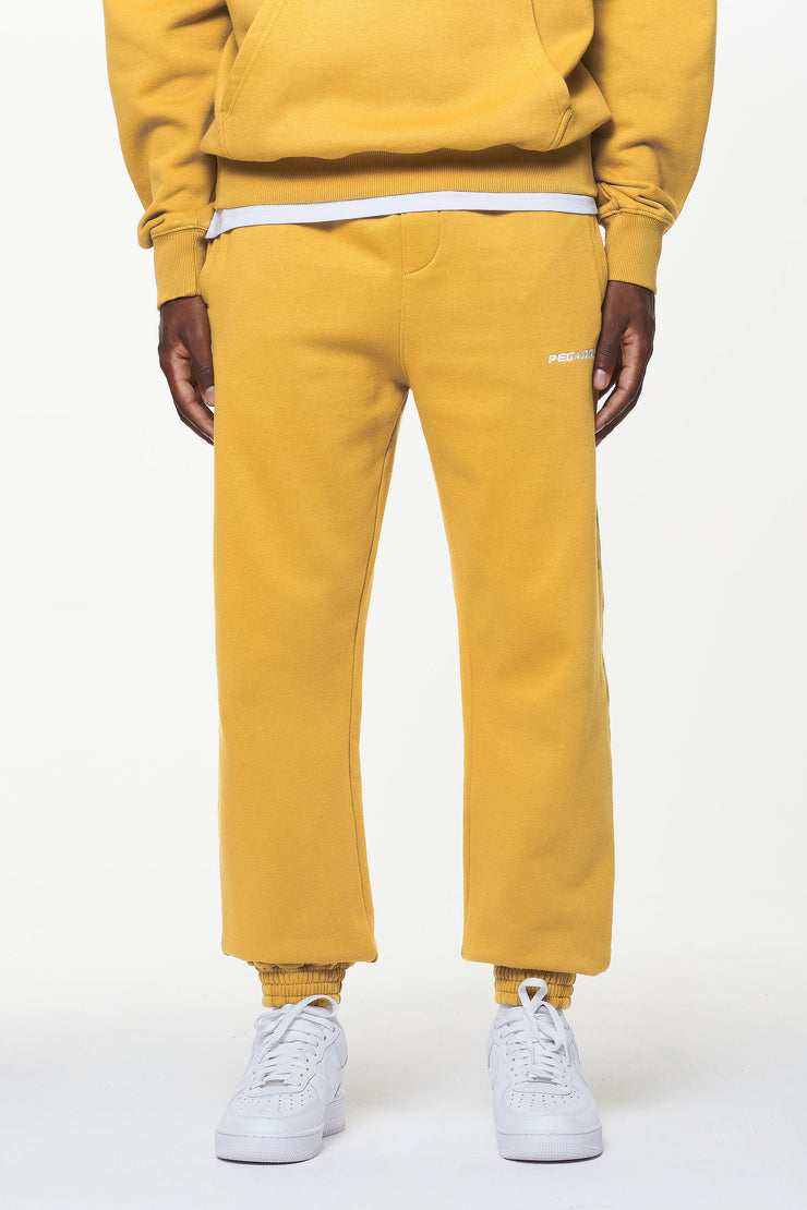 Pegador Logo Heavy Sweat Jogger Vintage Washed Mustard