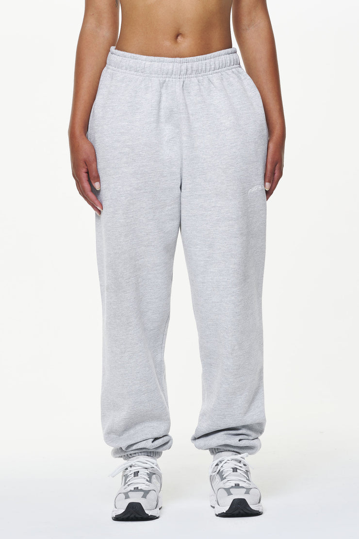 Pegador Durward High Waisted Sweat Pants Grey Melange