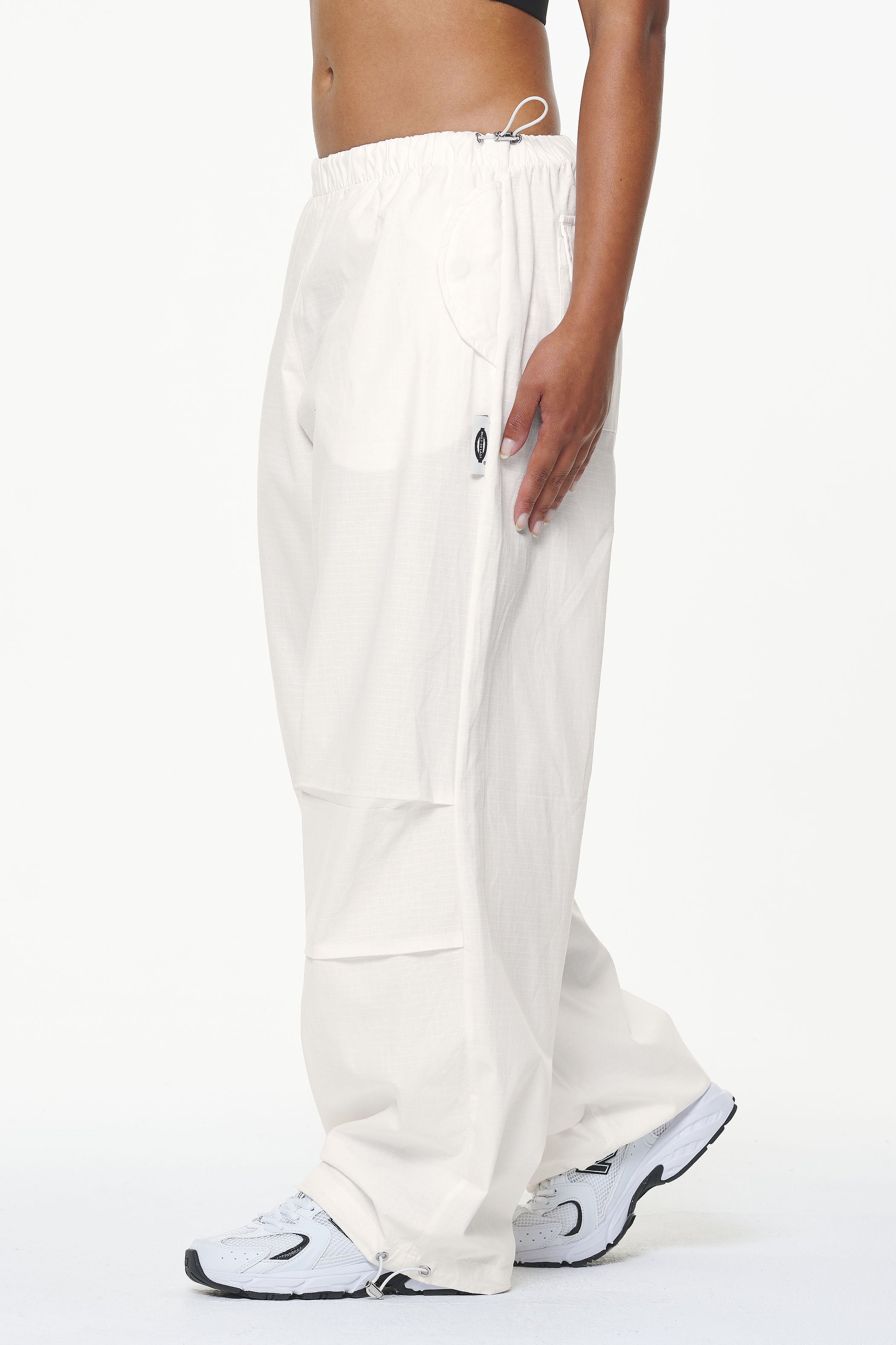 All white track pants on sale