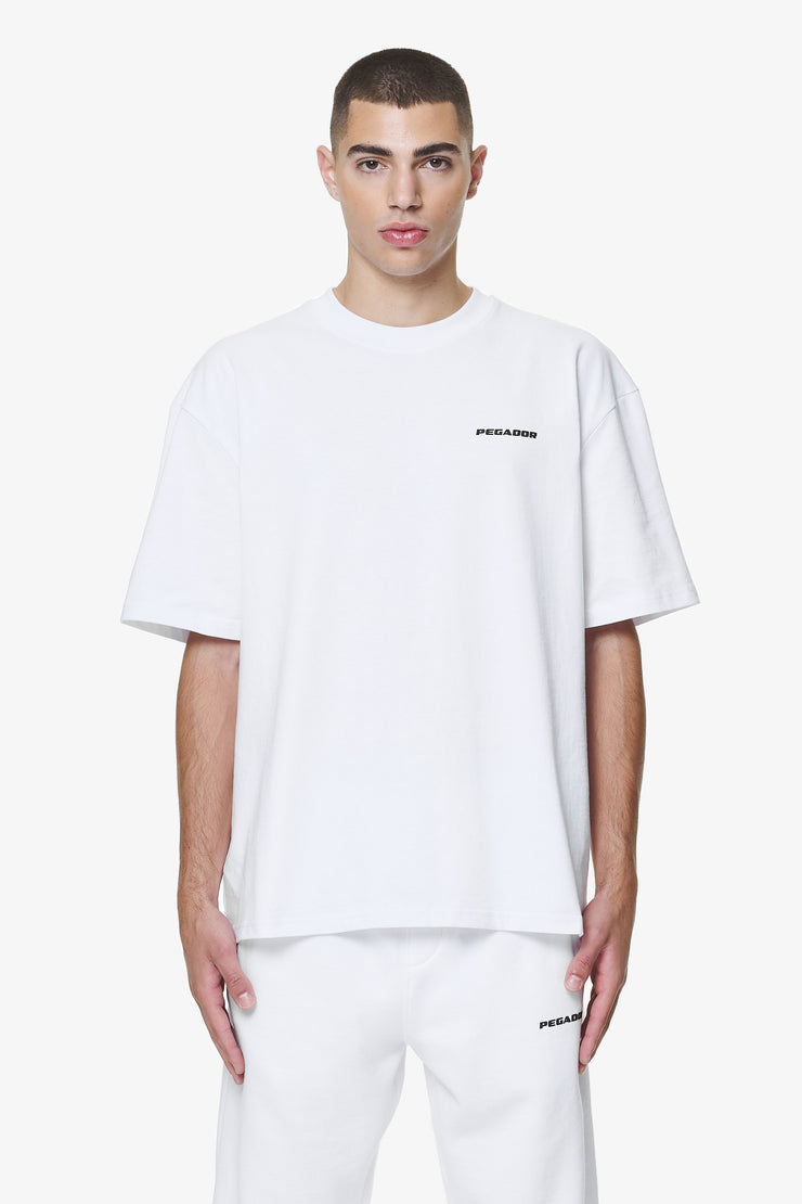 Pegador Logo Oversized Tee White Gum