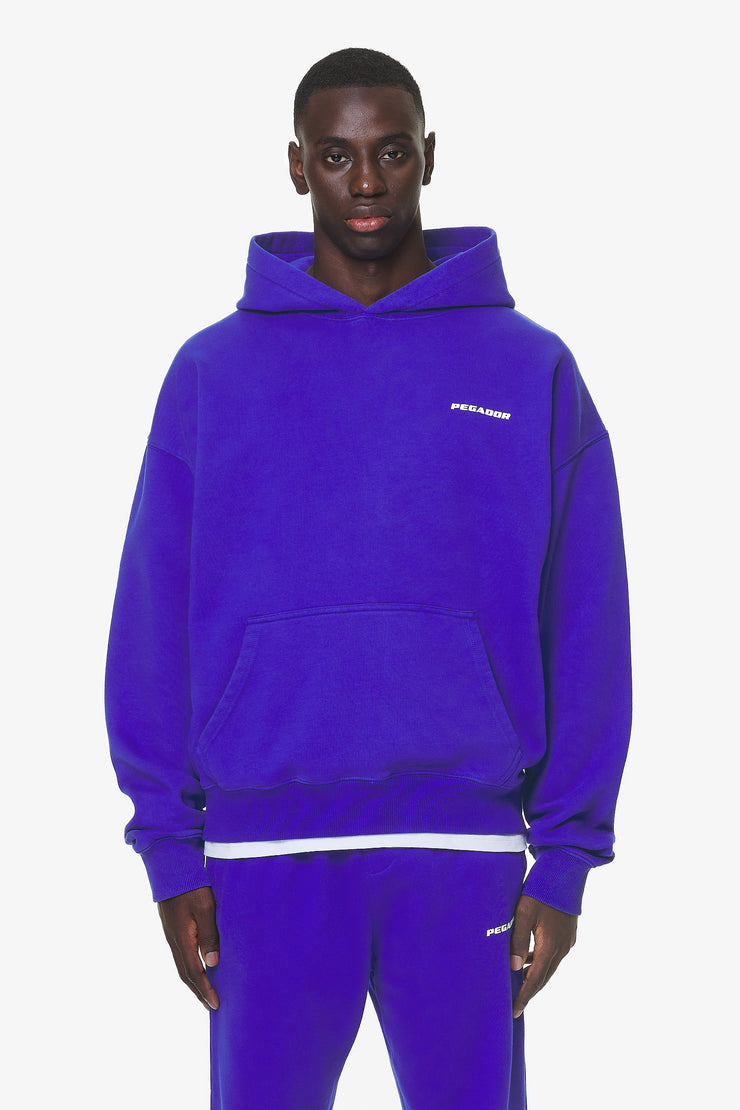 Pegador Logo Oversized Hoodie Washed Endless Blue Gum