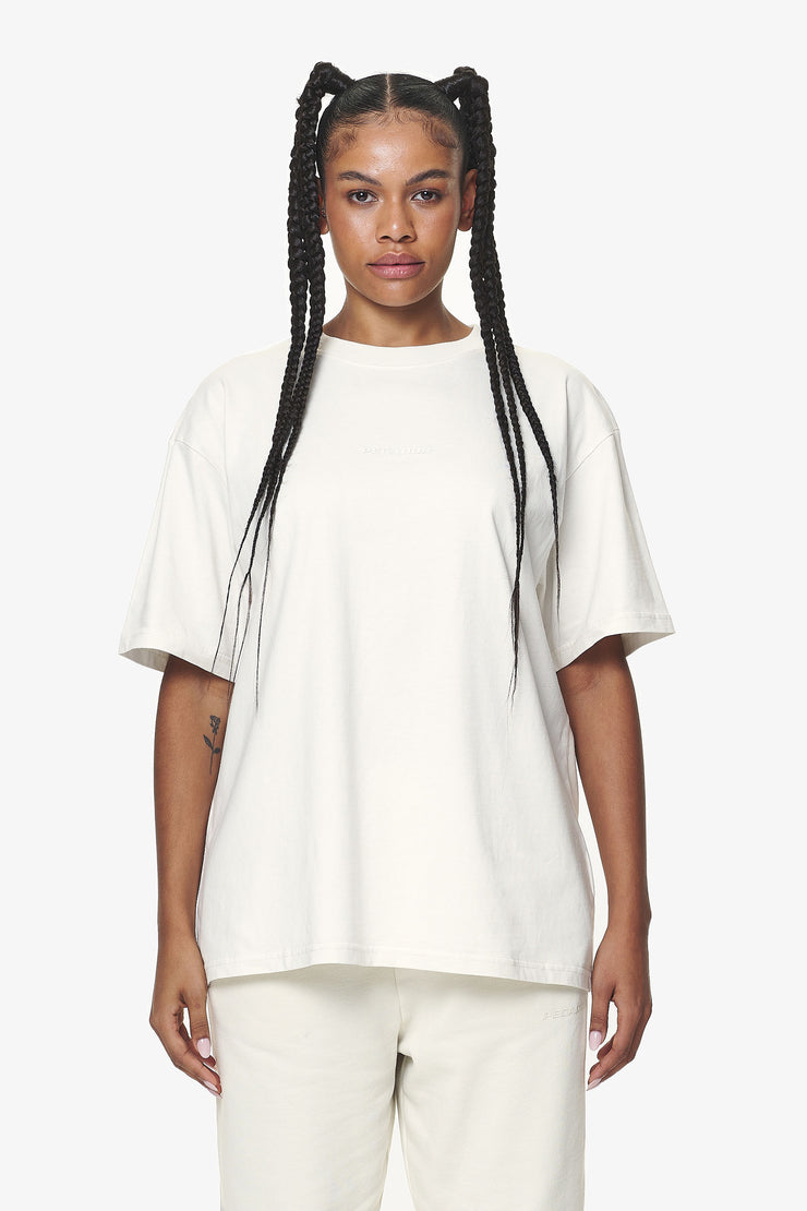 Pegador Bel Air Heavy Oversized Tee Washed Salty Cream Gum