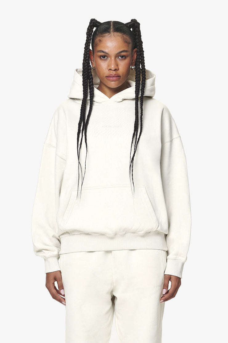 Pegador Clarita Logo Oversized Hoodie Washed Salty Cream Gum