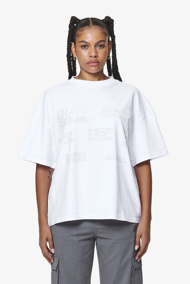 Pegador Groven Heavy Oversized Tee White