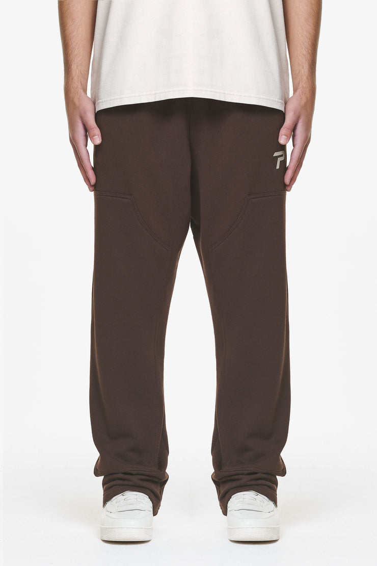 Pegador Tacona Carpenter Sweat Pants Washed Oak Brown