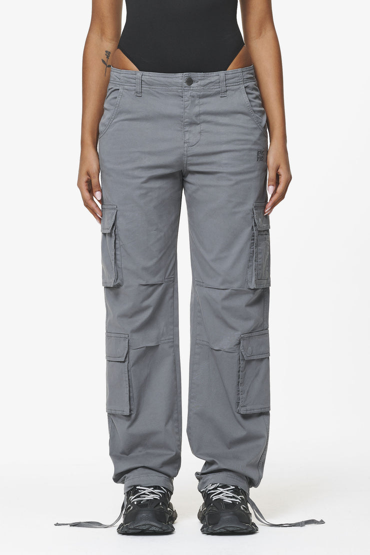 Pegador Tanum Wide Cargo Pants Anthracite Grey