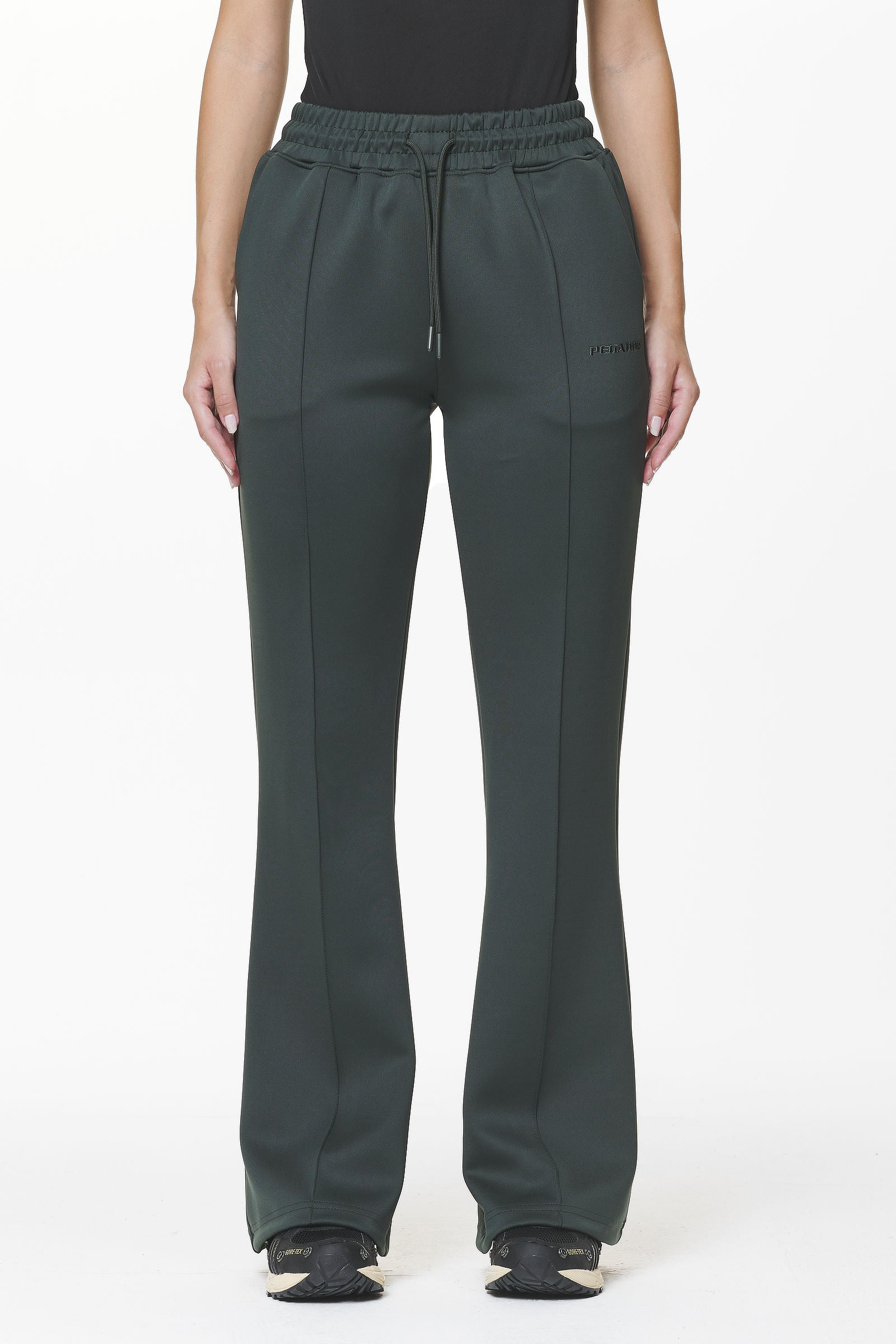 Clair Flared Track Pants Sage Green