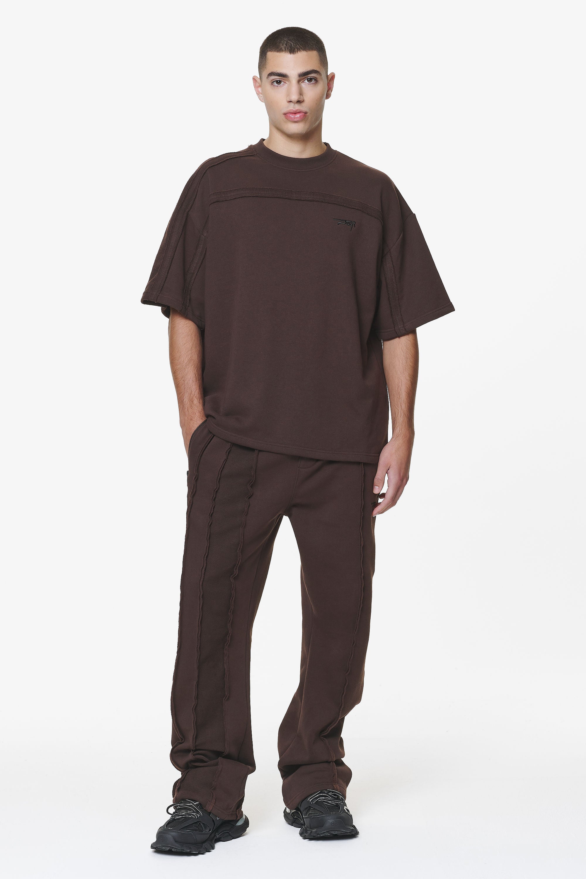 Wyso Inside Out Terry Sweat Pants Washed Oak Brown – PEGADOR®