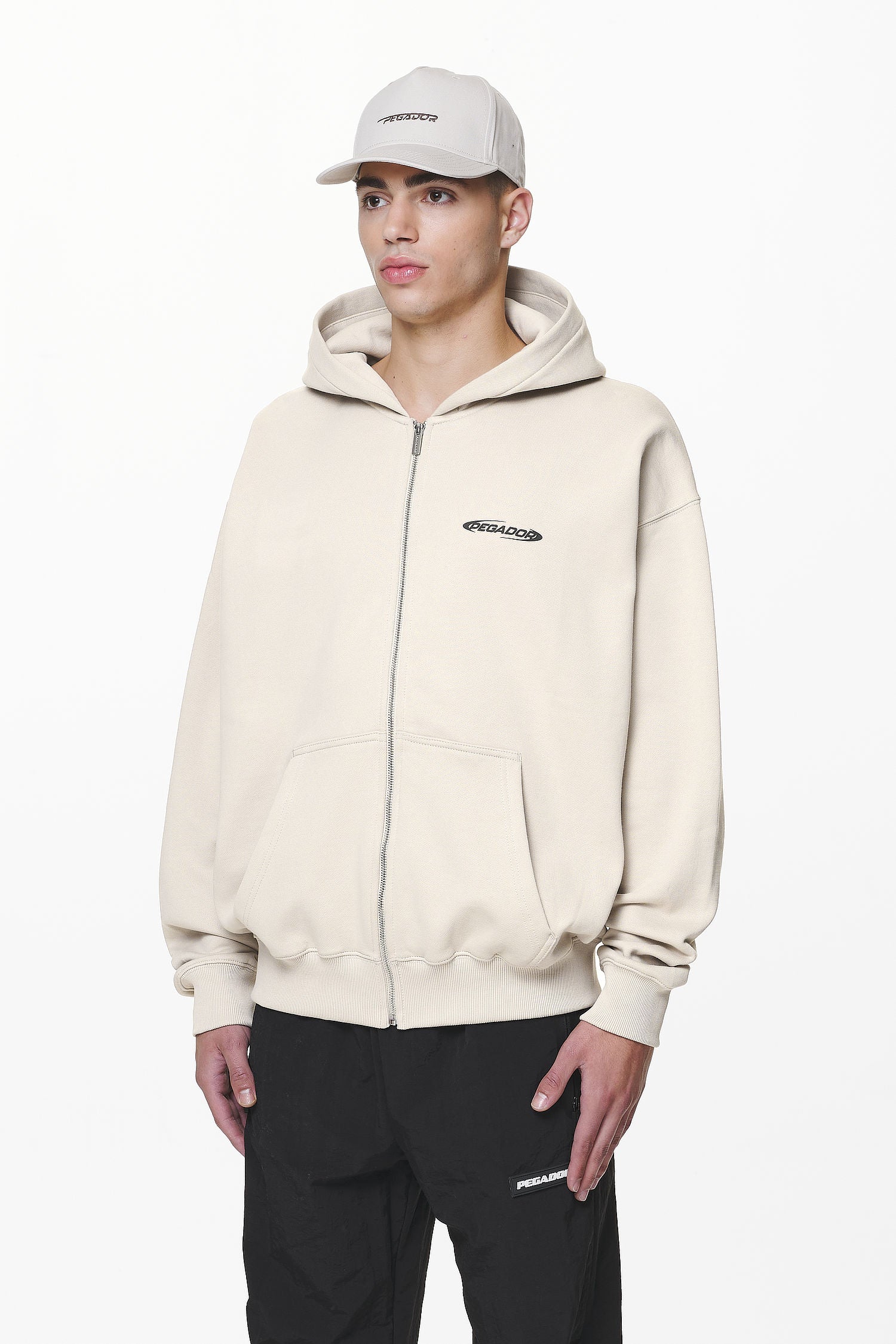 Cream oversized jacket best sale