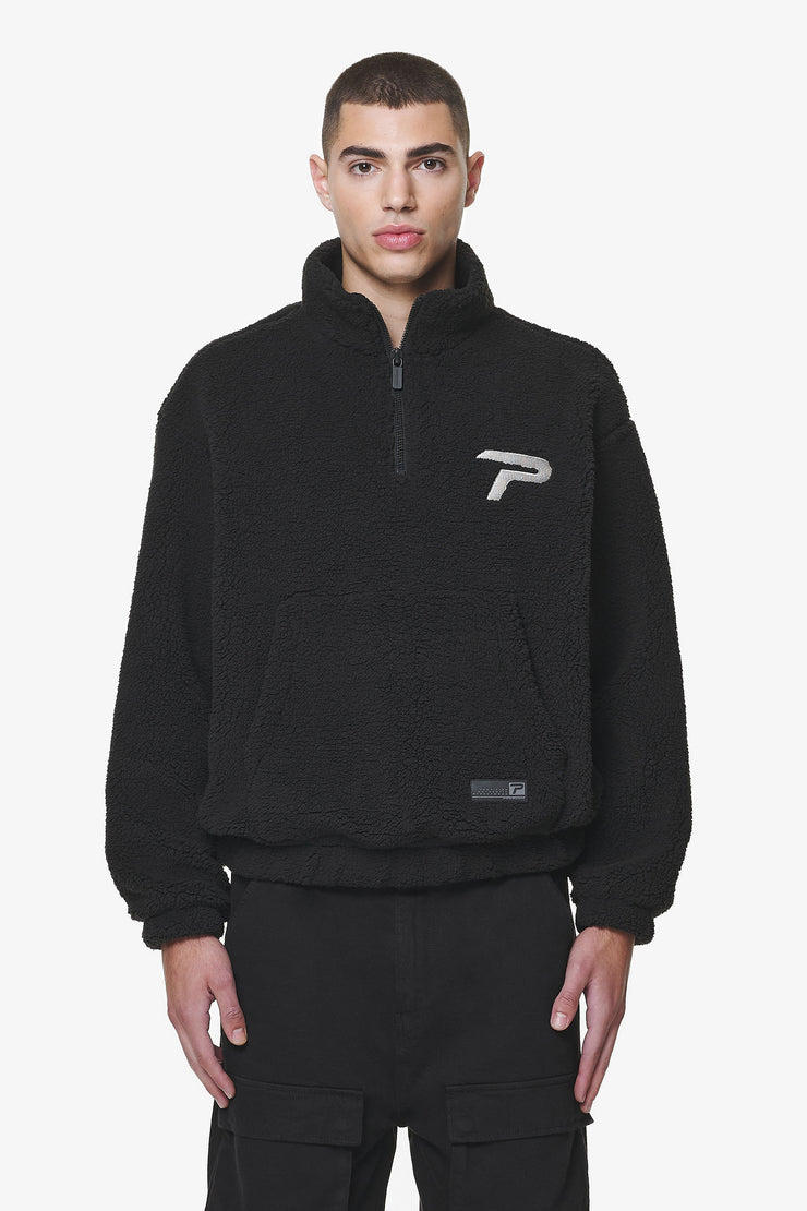 Pegador Defoe Teddy Halfzip Sweater Black