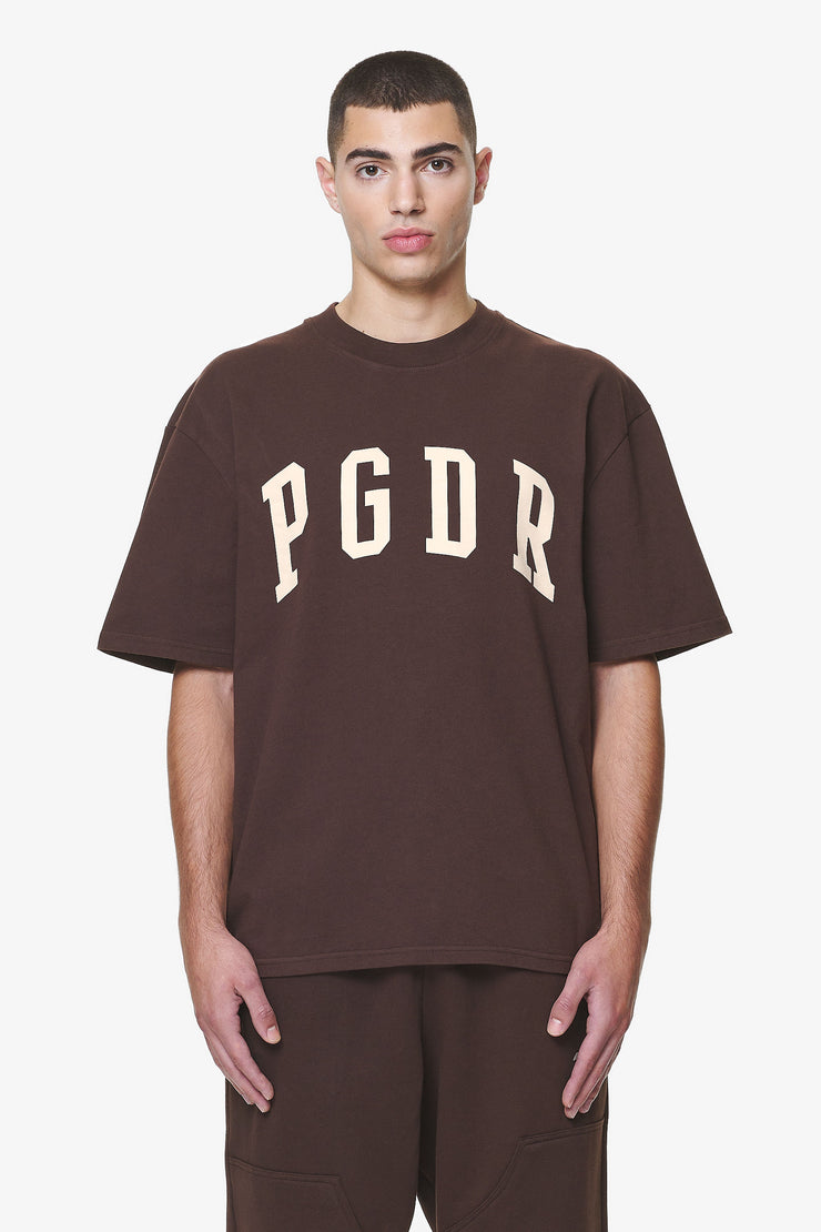 Pegador Layton Oversized Tee Washed Oak Brown