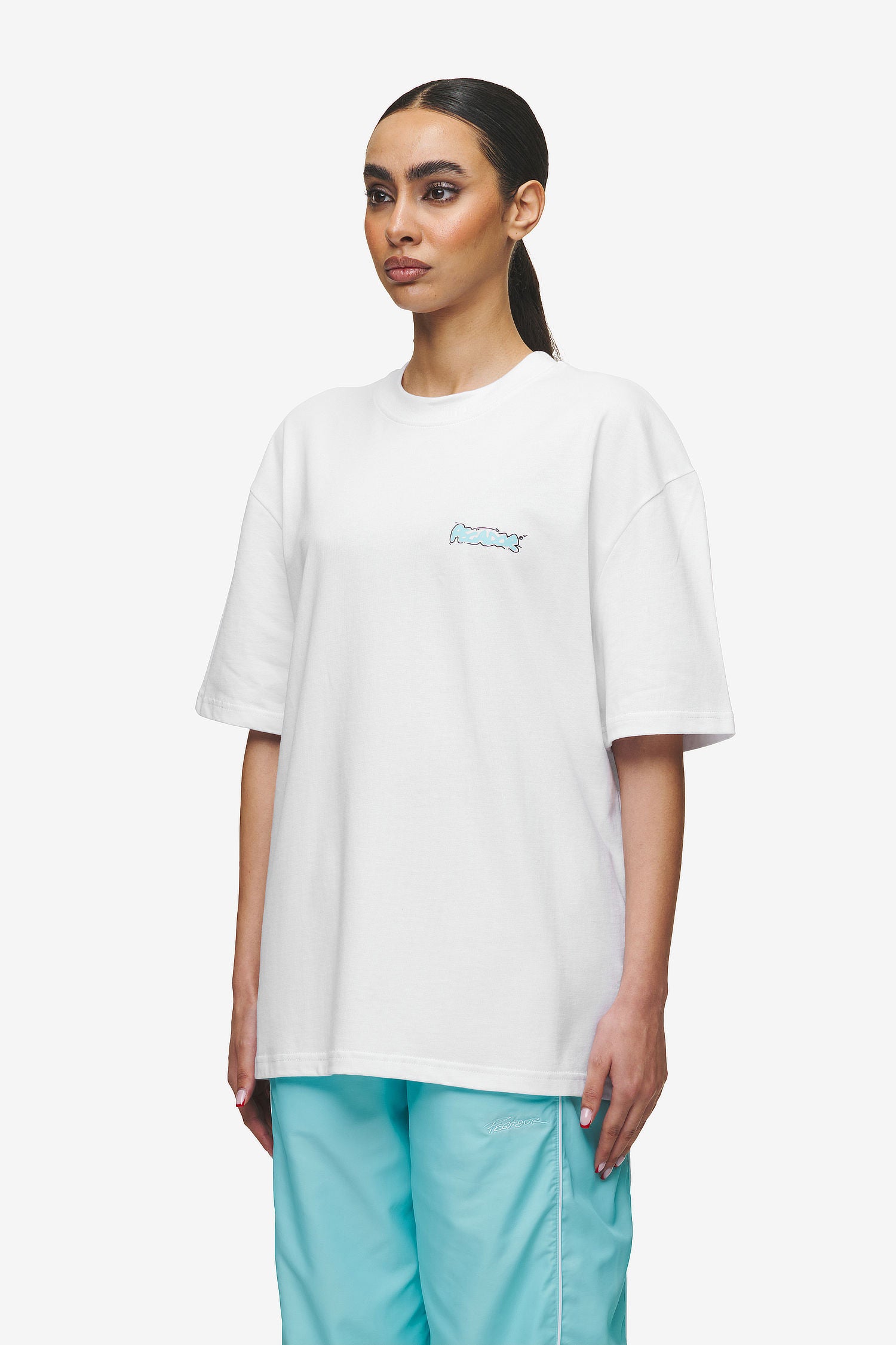 Pegador Barret Oversized Tee White Gegenansicht aus der High summer Kollektion für DaHerren