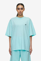 Pegador Leono Boxy Tee Washed Sky Blue Sky Blue Gum Hauptansicht aus der High summer Kollektion für DaHerren