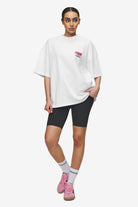 Pegador Farrar Boxy Tee White Ganzkörper Bild aus der High summer Kollektion für DaHerren