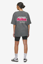 Pegador Barret Oversized Tee Vintage Grey Detailshot aus der High summer Kollektion für DaHerren