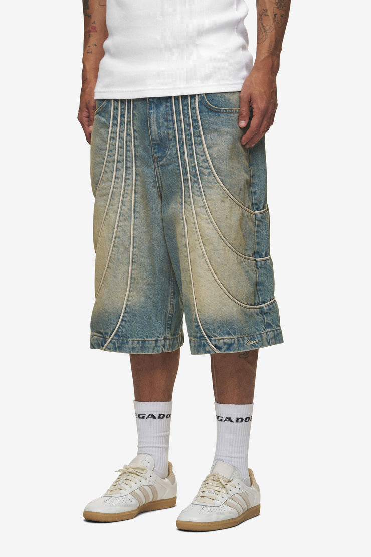 Pegador Treasure Jorts Vintage Blue