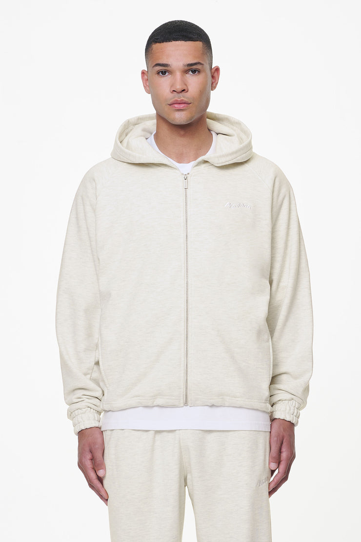 Pegador Winds Terry Raglan Sweat Jacket Cream Melange