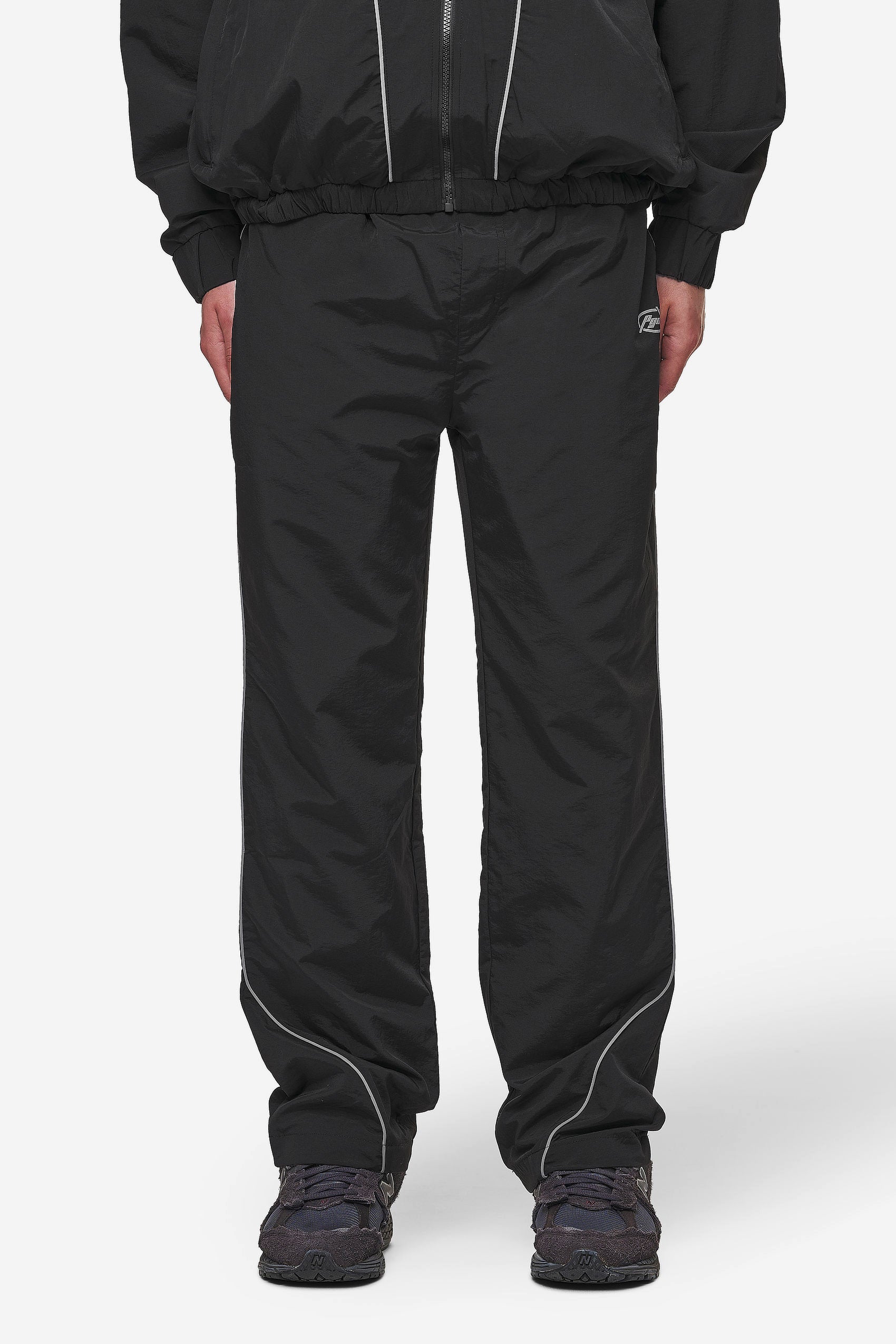 Black track pants on sale