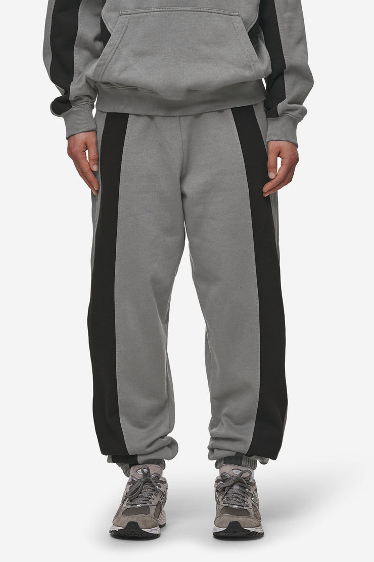 Pegador Amira High Waisted Sweat Pants Washed Deep Grey Black