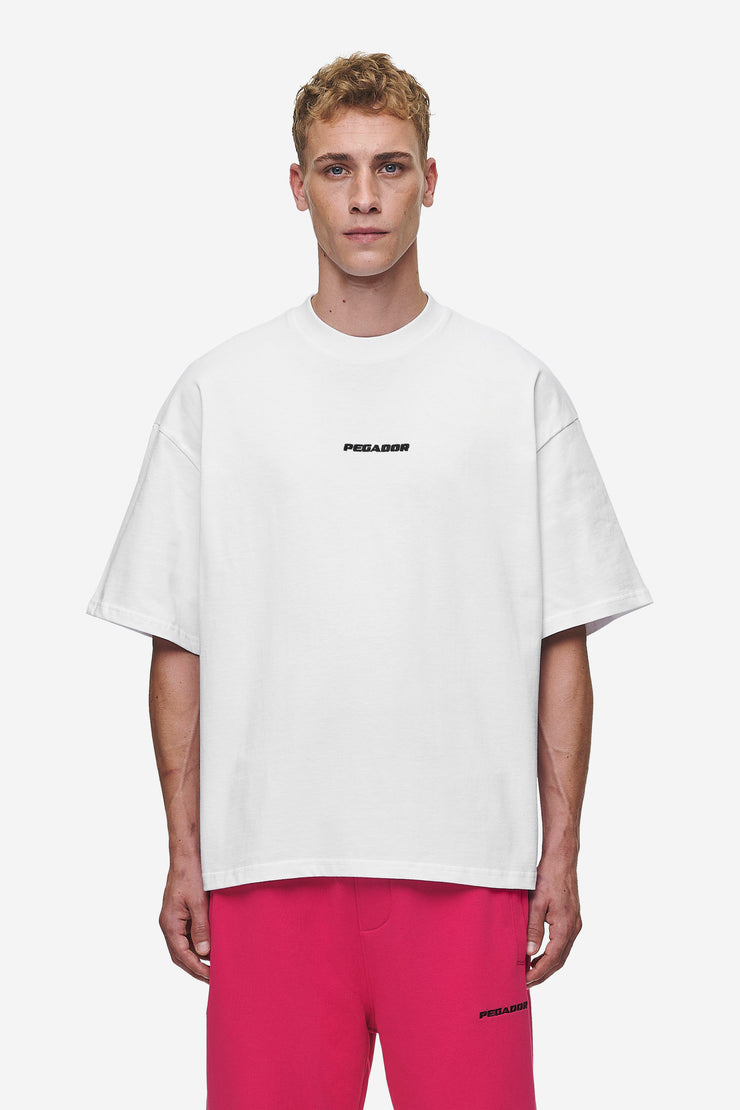 Pegador Logo Boxy Tee White