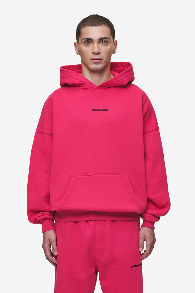 Pegador Logo Boxy Hoodie Washed Virtual Pink