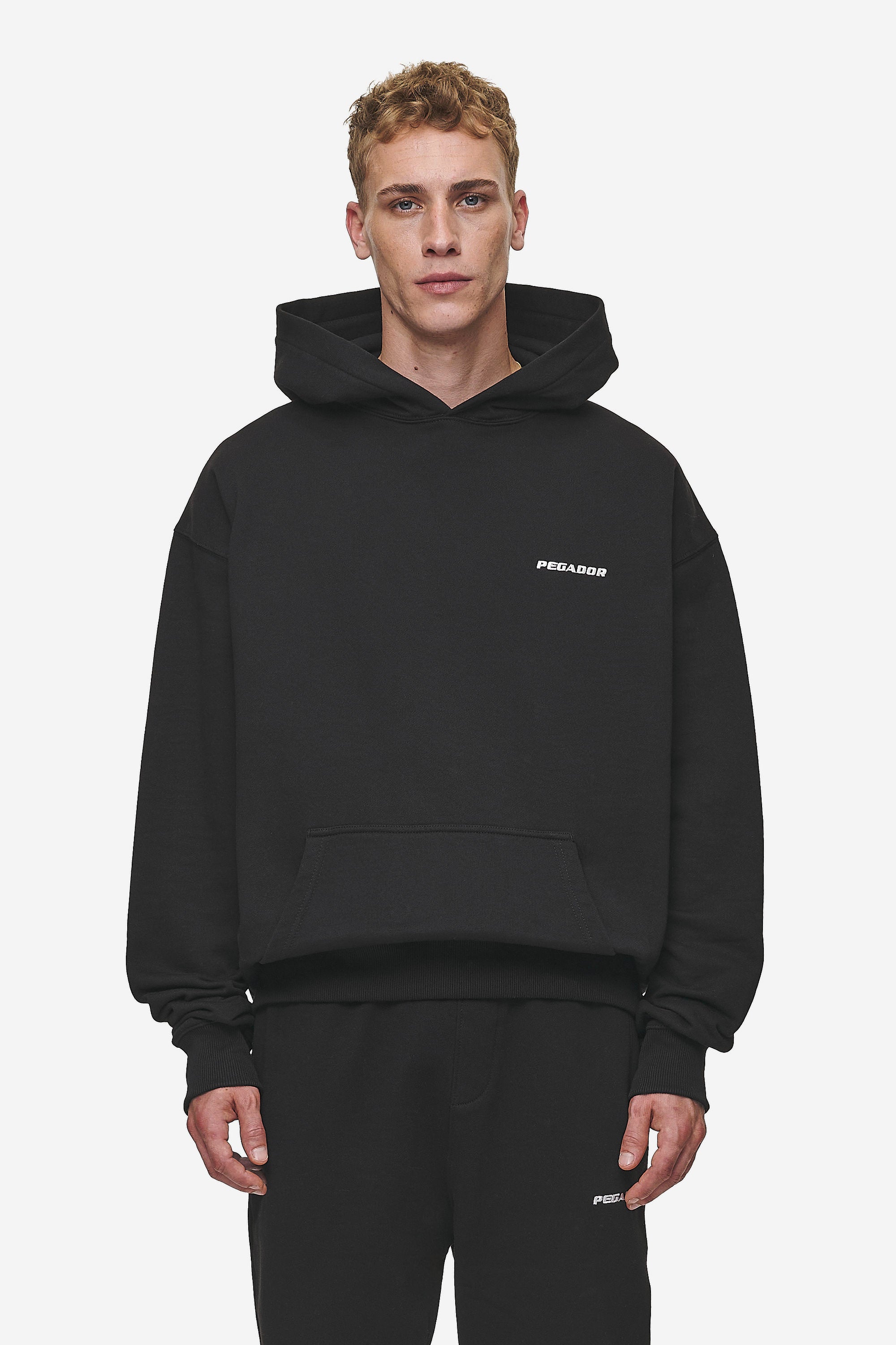 Washed black hoodie mens sale