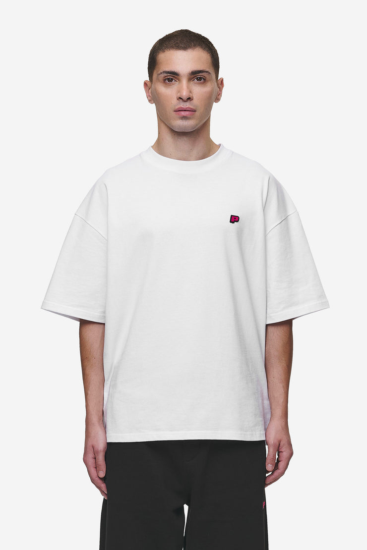 Pegador Leono Boxy Tee White Virtual Pink Gum