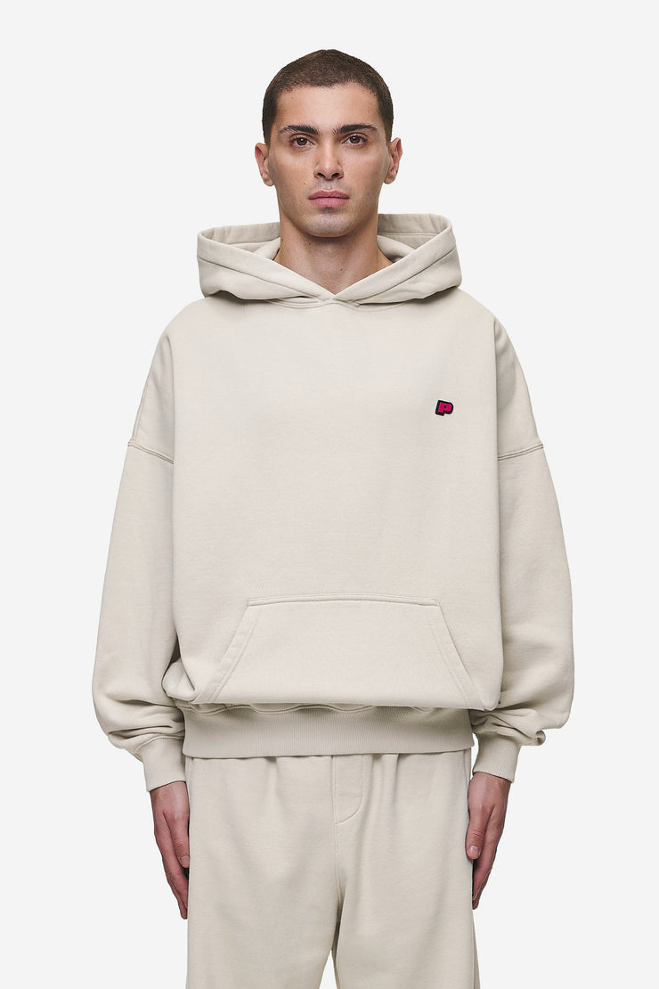 Pegador Leono Boxy Hoodie Washed Light Beige Virtual Pink Gum