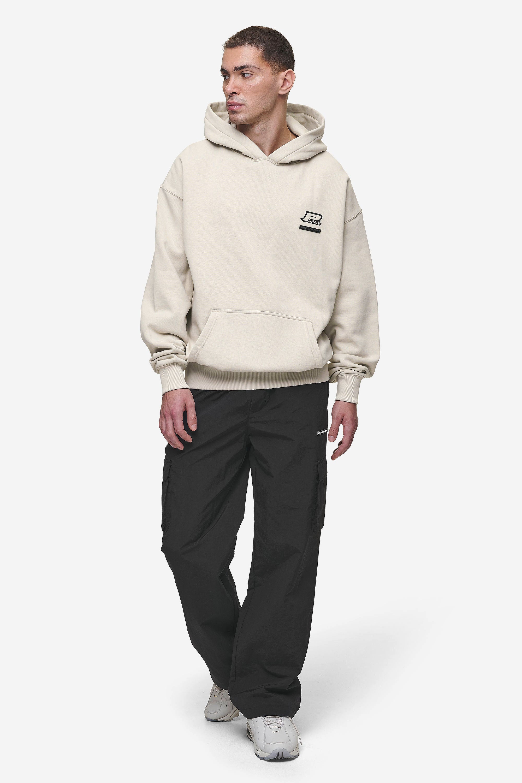 Hawkins Oversized Hoodie Washed Light Beige