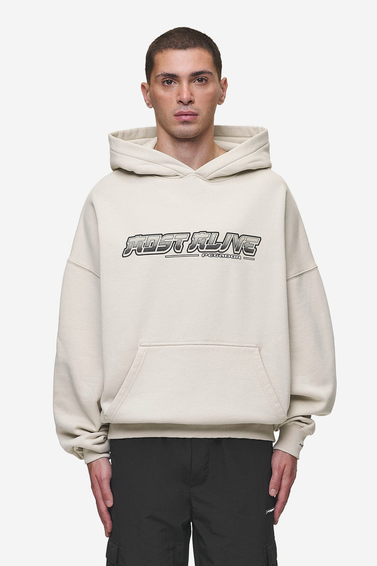 Pegador Enrith Boxy Hoodie Washed Light Beige