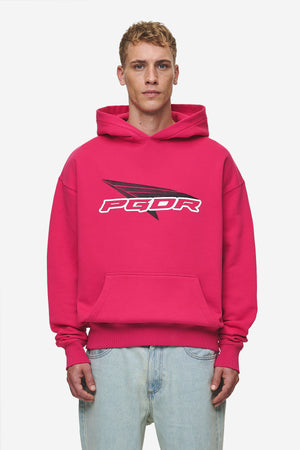 Pegador Blamor Oversized Hoodie Washed Virtual Pink Hauptansicht aus der Most Alive Kollektion für Herren