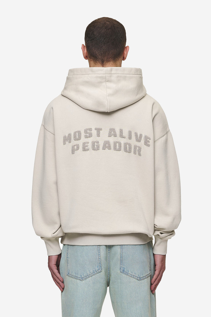 Pegador Buford Oversized Hoodie Washed Light Beige