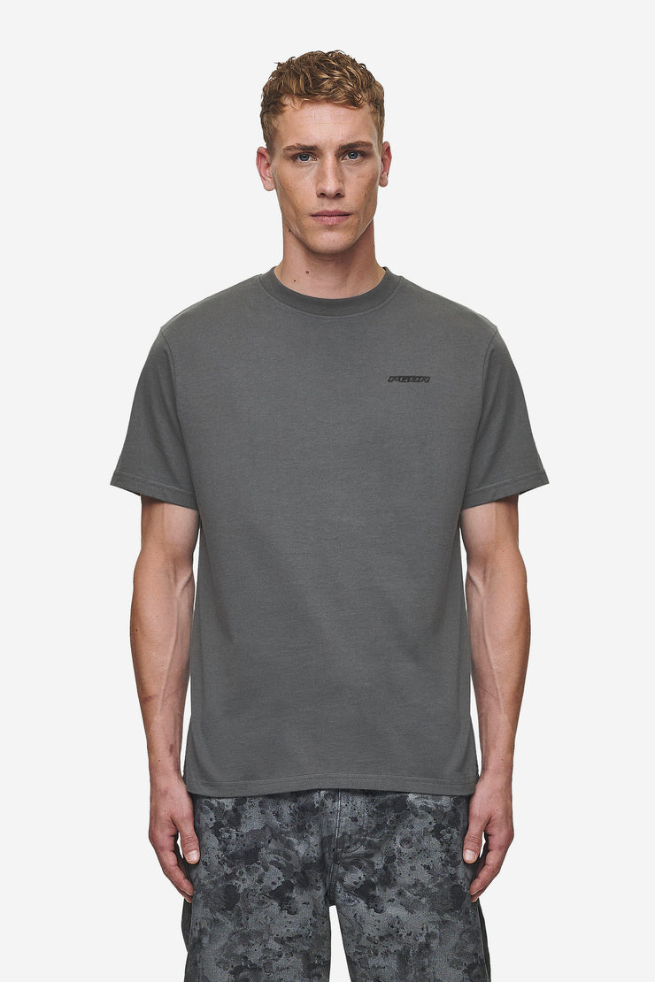 Pegador Bane Slim Tee Washed Anthracite