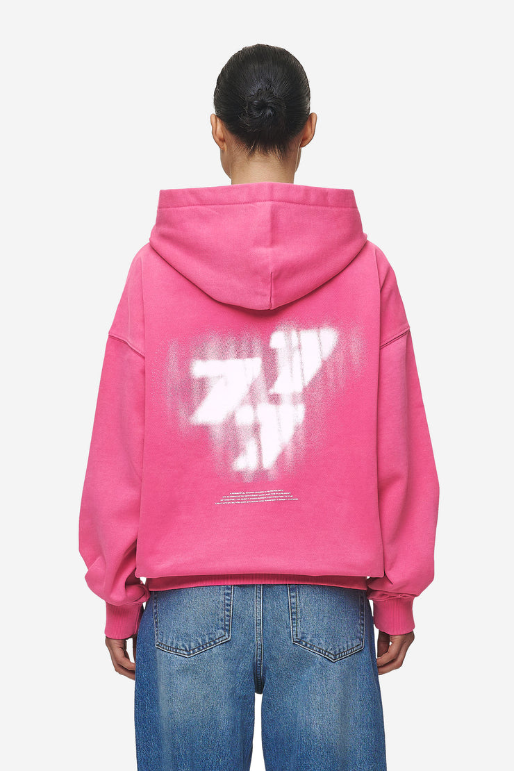 Pegador Suta Oversized Hoodie Vintage Digital Pink