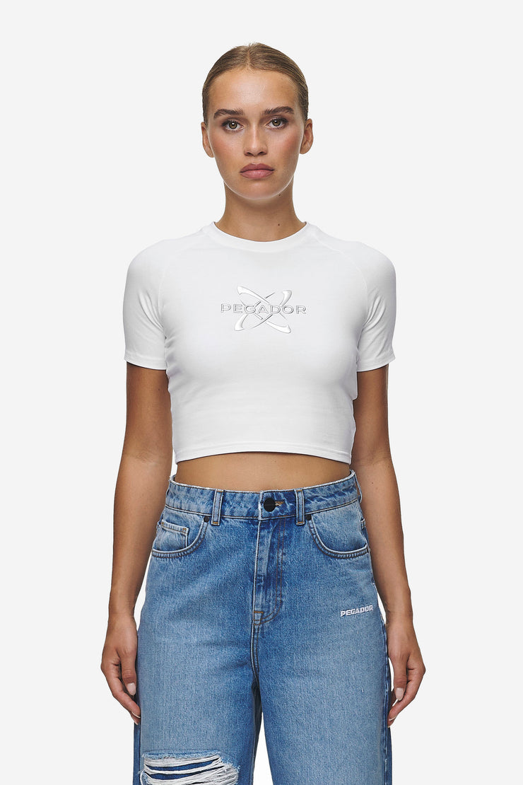 Pegador Klaria Baby Tee White