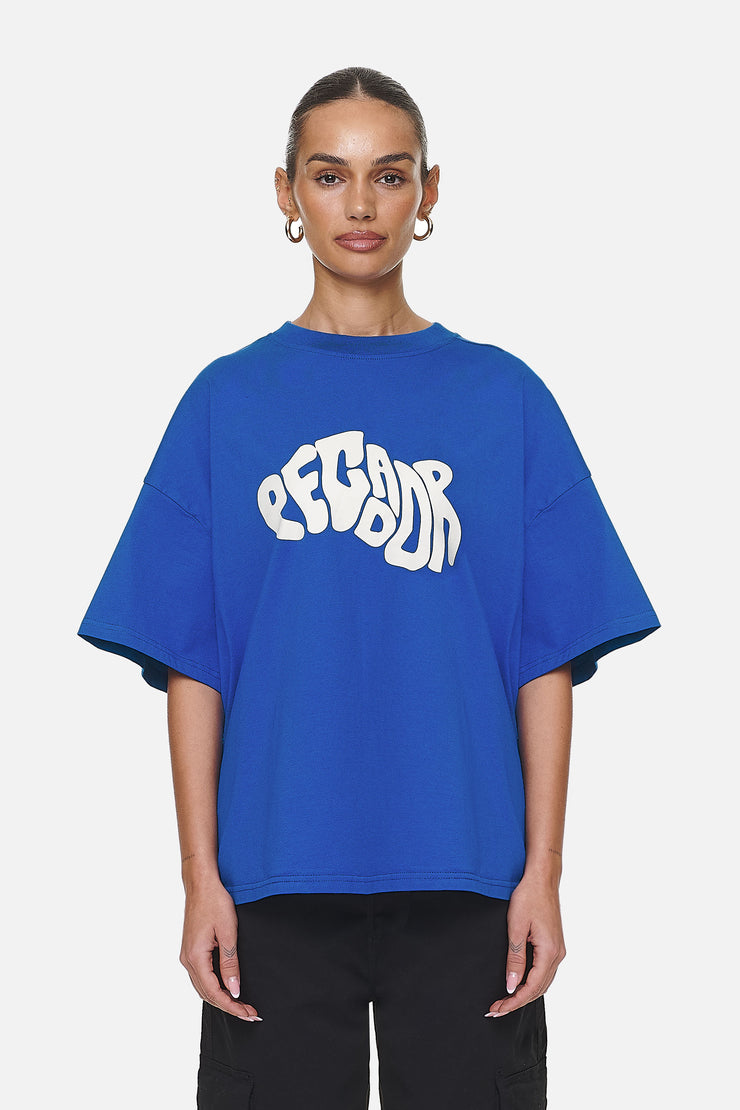 Pegador Paluma Heavy Oversized Tee Washed True Blue