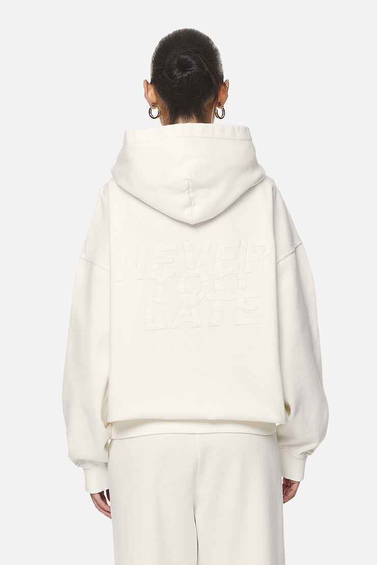 Pegador Mina Oversized Hoodie Washed Coconut Milk