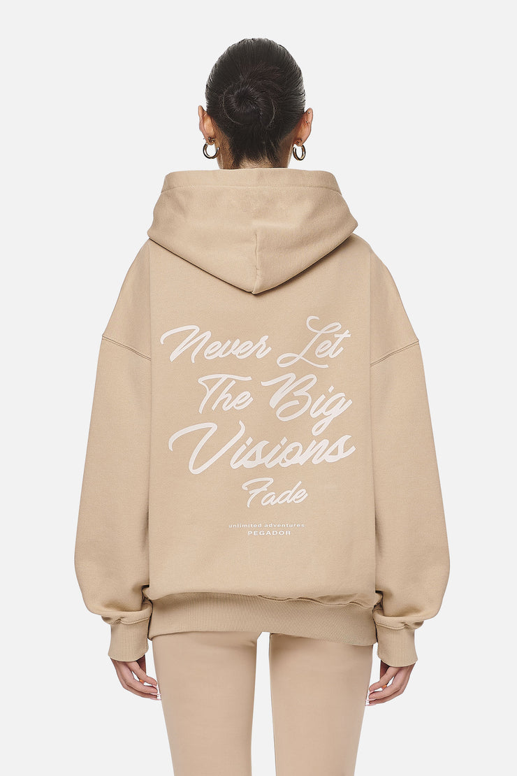 Pegador Berri Oversized Hoodie Washed Safari Sand