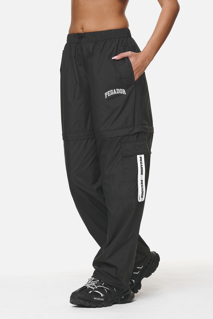 Pegador Dalga Tracksuit Zip Pants 2 In 1 Black