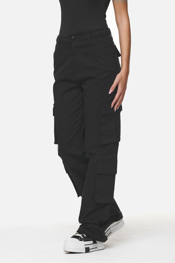 Pegador Tanami Wide Cargo Pants Black