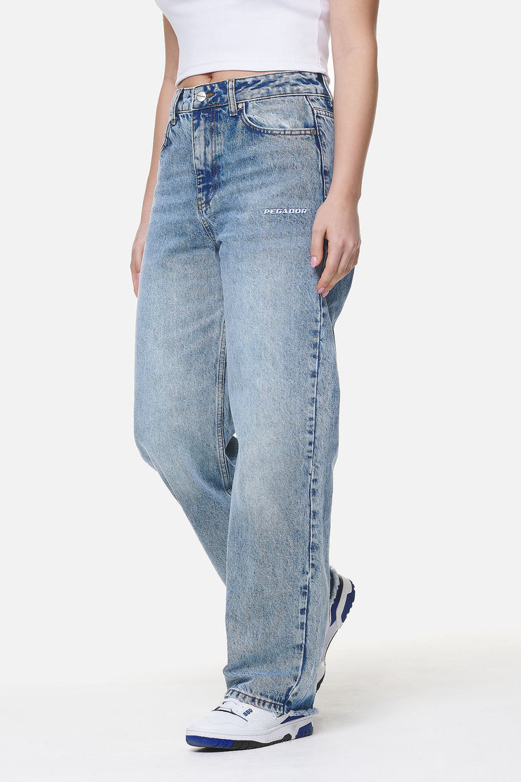 Pegador Allora Wide Jeans Bright Denim Blue