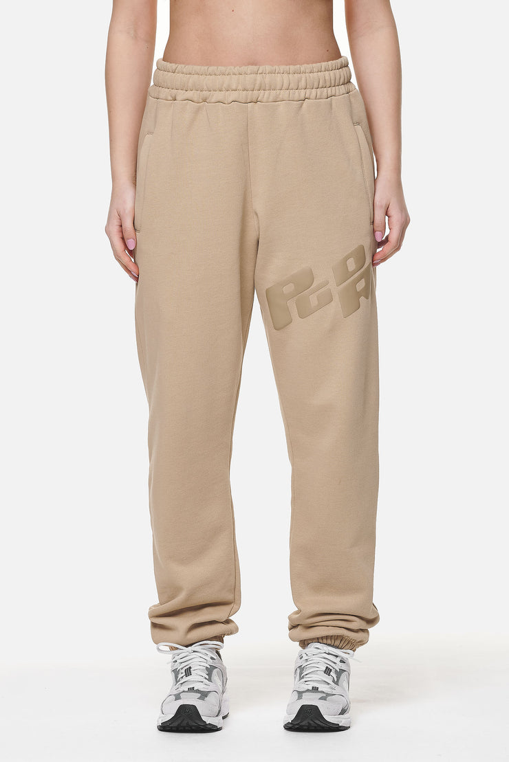 Pegador Julago High Waisted Sweat Pants Washed Safari Sand